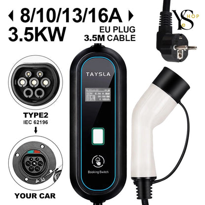 Optimize Your Electric Vehicle Charging with Our 3.5KW EV Charging Cable – Powerful Wallbox Station, Easy to Deploy | YeuroShop