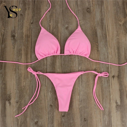 Add a Fresh Touch to Your Beach Look with our Brazilian Style Bikini and Swimsuit Set | YeuroShop