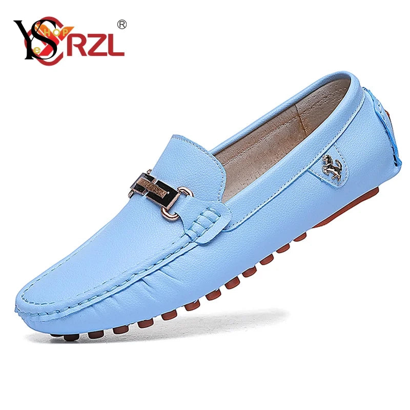 Step into Comfort with Handmade PU Leather Men's Loafers - Stylish and Luxurious Slip-on Moccasins for Every Casual Occasion | YeuroShop