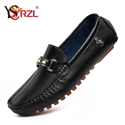 Step into Comfort with Handmade PU Leather Men's Loafers - Stylish and Luxurious Slip-on Moccasins for Every Casual Occasion | YeuroShop