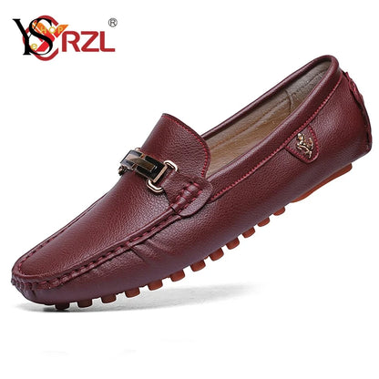 Step into Comfort with Handmade PU Leather Men's Loafers - Stylish and Luxurious Slip-on Moccasins for Every Casual Occasion | YeuroShop