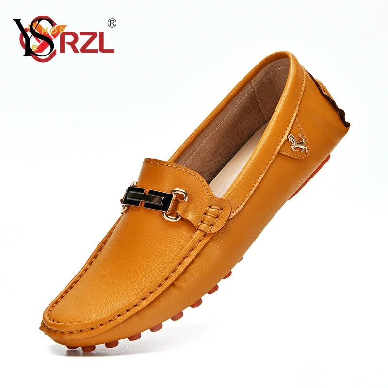 Step into Comfort with Handmade PU Leather Men's Loafers - Stylish and Luxurious Slip-on Moccasins for Every Casual Occasion | YeuroShop