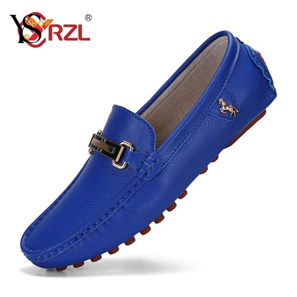 Step into Comfort with Handmade PU Leather Men's Loafers - Stylish and Luxurious Slip-on Moccasins for Every Casual Occasion | YeuroShop