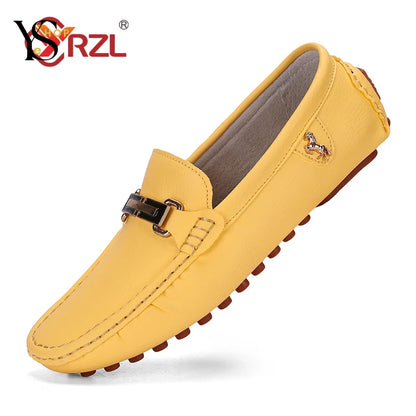 Step into Comfort with Handmade PU Leather Men's Loafers - Stylish and Luxurious Slip-on Moccasins for Every Casual Occasion | YeuroShop