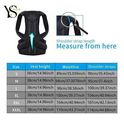 Take Care of Your Back with Our Posture Corrector – Shoulder Support and Waist Alignment for a Flawless Silhouette | YeuroShop