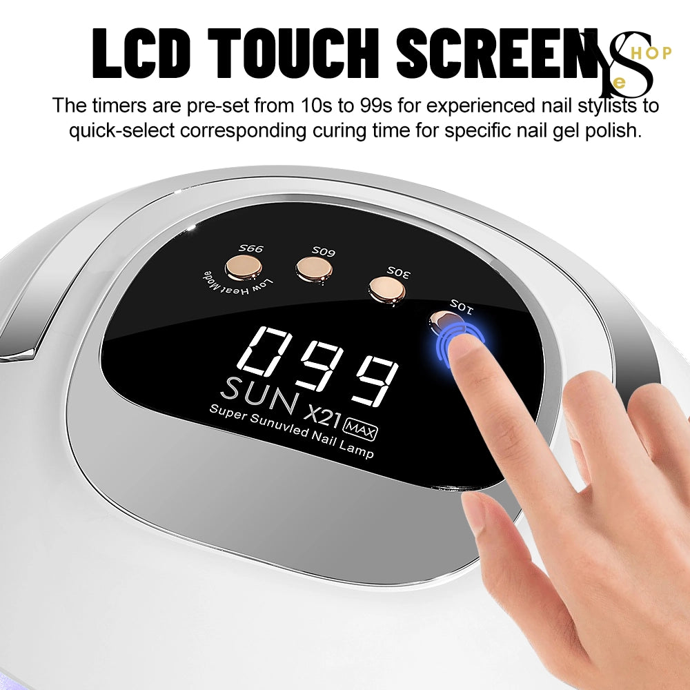 Trendy 320W LED UV Nail Dryer | Professional Gel Polish Light with Auto Sensor | YeuroShop