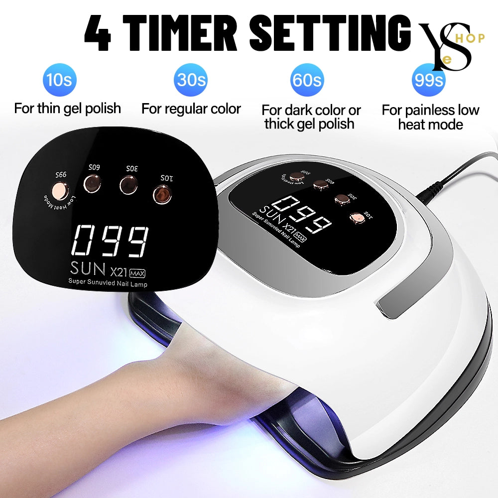 Trendy 320W LED UV Nail Dryer | Professional Gel Polish Light with Auto Sensor | YeuroShop