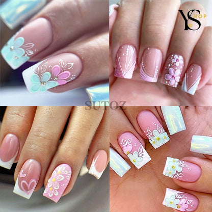 Elevate Your Nail Art with 5D Colorful Flower Stickers – Vibrant Butterfly and Rose Decals for Spring & Summer | YeuroShop