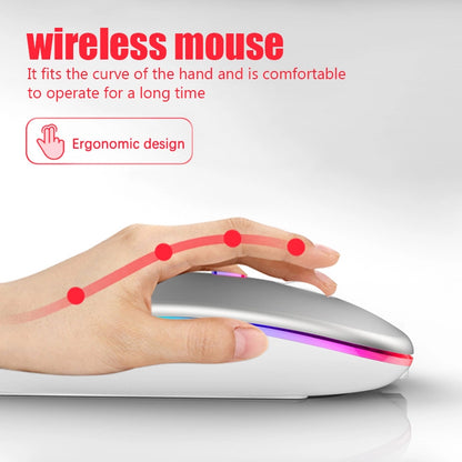 Wireless RGB Bluetooth Mouse - Rechargeable Silent LED Backlit Ergonomic Gaming Mouse for Laptop & PC | YeuroShop