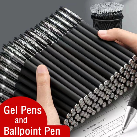 Gel Pens Set Black Blue Red with Refills – Japanese Style Design and 0.5mm Bullet Tip | YeuroShop