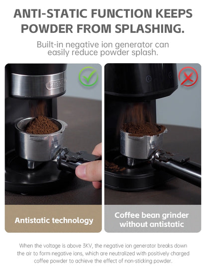 Automatic Electric Burr Coffee Grinder with 34 Settings | YeuroShop