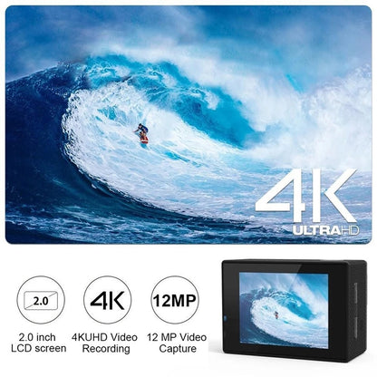 Ultra HD 4K/30fps Action Camera with WiFi and Waterproof Case | YeuroShop