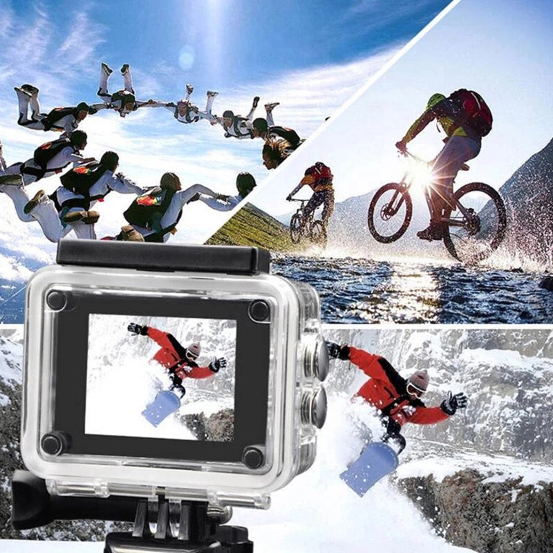 Ultra HD 4K/30fps Action Camera with WiFi and Waterproof Case | YeuroShop