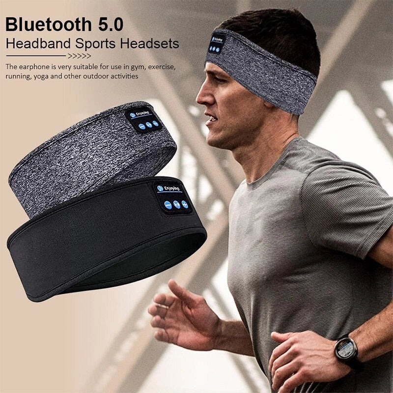 Bluetooth Headset with Sports Headband and Sleep Mask | YeuroShop