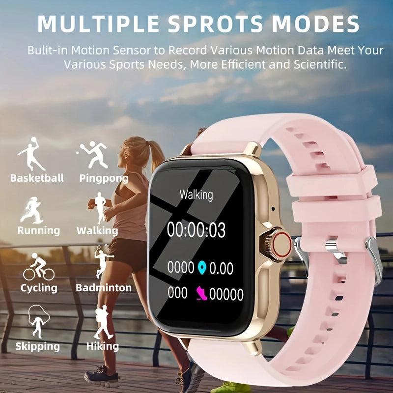 Smart Watch with Wireless Calling, Multi-Sport Modes, and Reminders | YeuroShop