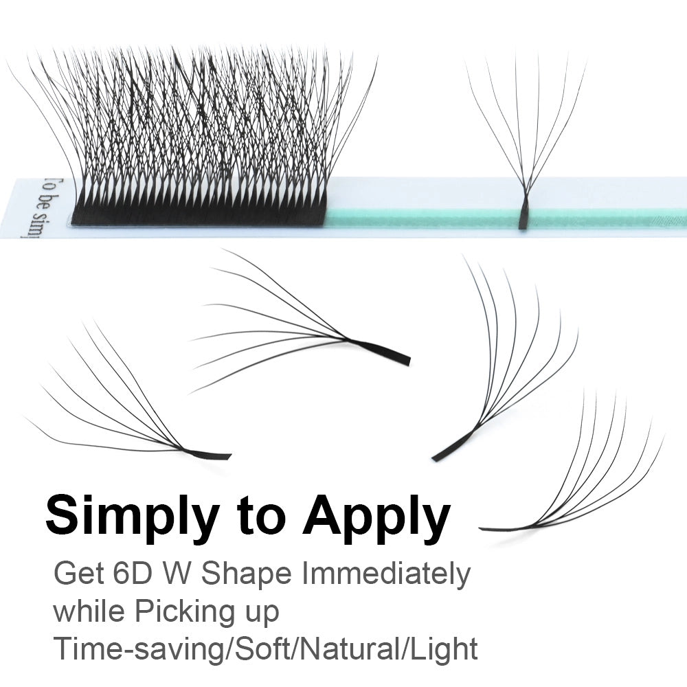 Automatic Flowering W Shape Bloom Eyelash Extensions | YeuroShop