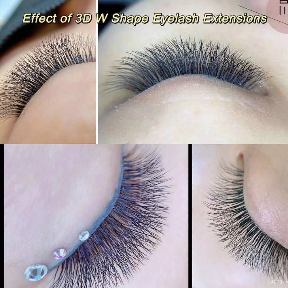 Automatic Flowering W Shape Bloom Eyelash Extensions | YeuroShop