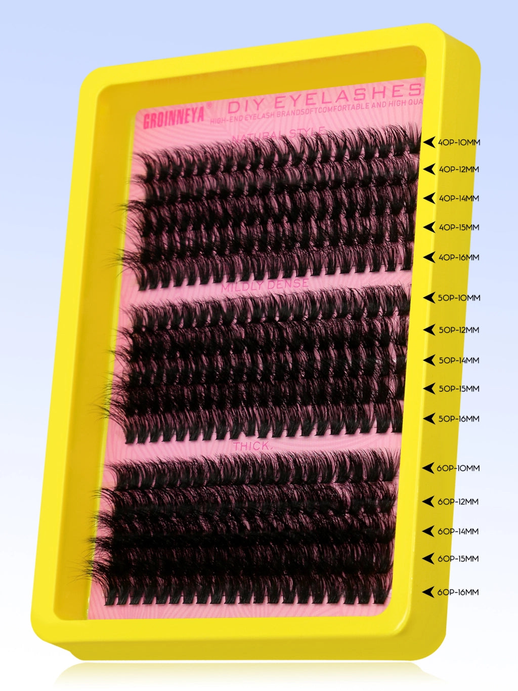 Mixed Volume Cluster Lash Collection - Fake Mink Eyelash Extensions | YeuroShop