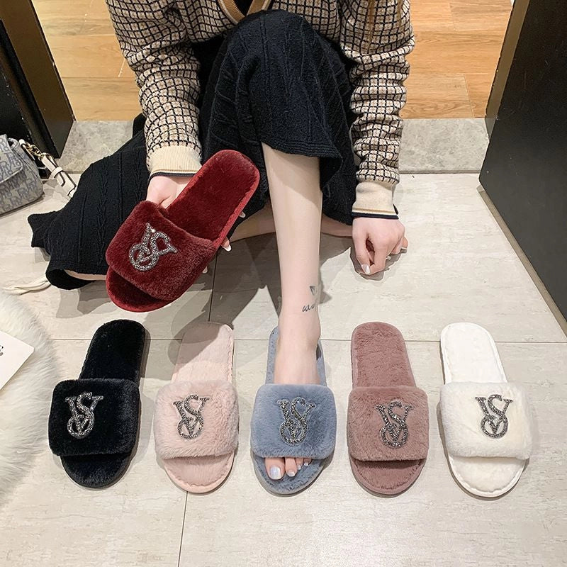 Warm Cotton Slippers for Women | Autumn Winter Footwear | Fashionable Home Slippers | YeuroShop