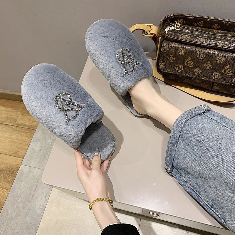 Warm Cotton Slippers for Women | Autumn Winter Footwear | Fashionable Home Slippers | YeuroShop