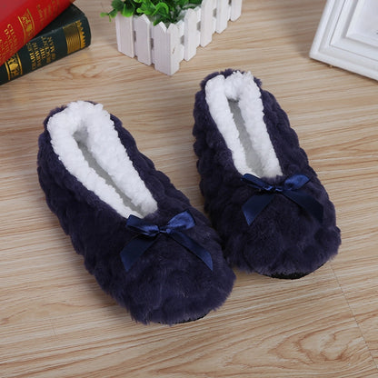 Mntrerm New Cute Indoor Home Slippers – Warm Soft Plush Non-slip Slippers for Women | YeuroShop