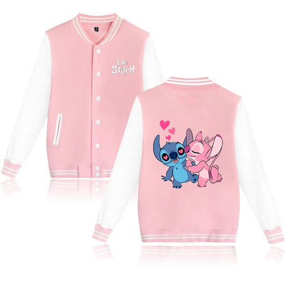 Hip Hop Varsity Bomber Jacket – Unisex Harajuku Style for Men, Women, and Kids | YeuroShop