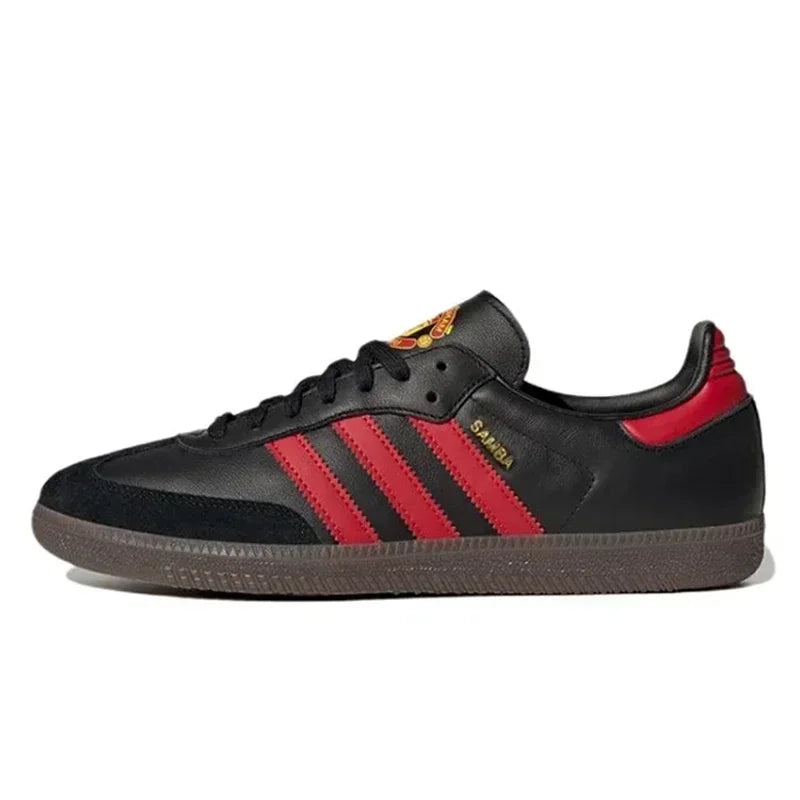 Adidas Originals Samba Low Skateboarding Shoes Unisex Green Tumbled Leather | YeuroShop