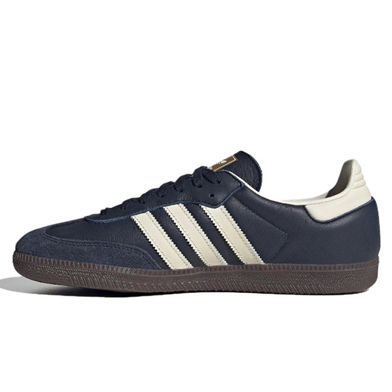 Adidas Originals Samba Low Skateboarding Shoes Unisex Green Tumbled Leather | YeuroShop