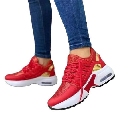 Women's Thick-Soled Sneakers - Lightweight and Breathable Mesh Shoes | YeuroShop