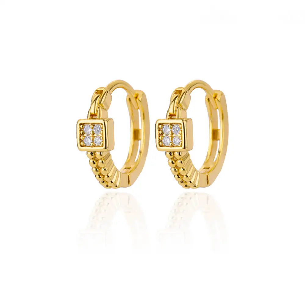 Trendy Dazzling Zirconia Earrings - Perfect for Any Occasion | YeuroShop